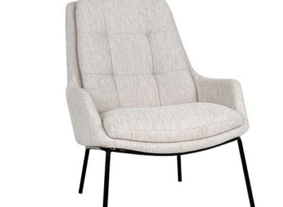 Designer Upholstery Chair Gray Armchair Luxury Armchair Textile Single Seater